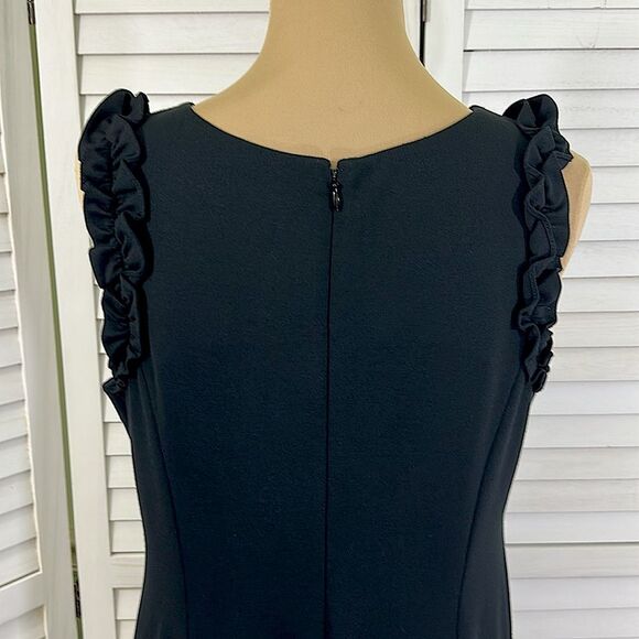 Talbots RSVP Black Sheath Dress Size 12P Sleeveless - Picture 7 of 12